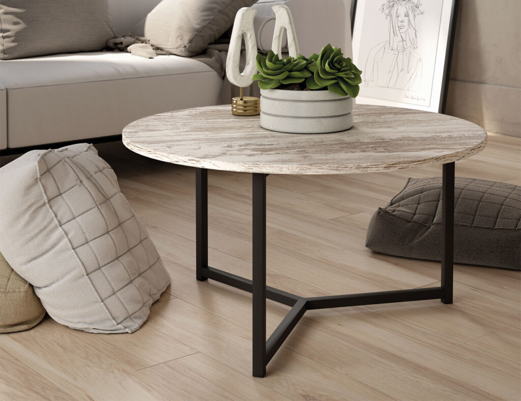 Materiales de calidad al comprar muebles por internet, muebles patas metálicas