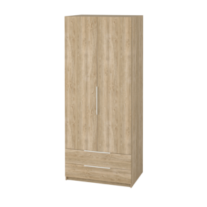 Armario 2 Puertas 2 cajones 100 cm