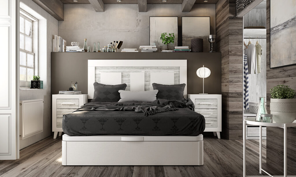 Combinar colores claros en una habitación te dará una sensación de amplitud y espacio increible.