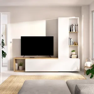 Salón compacto tv 2 puertas Nilo