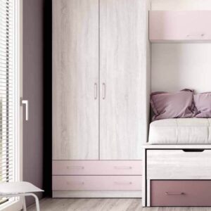 Armario 2 puertas y 2 cajones Lider