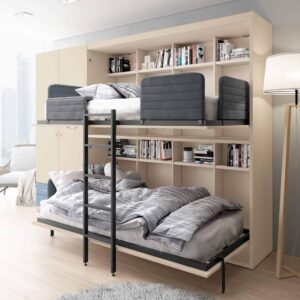 Cama doble abatible horizontal 90x190 cm Lider