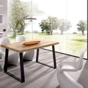 alt="Mesa rectangular fija modelo Aran en color nordic para salón o comedor"