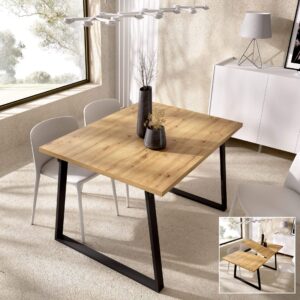 alt="Mesa rectangular extensible modelo Aran en color nordic para salón o comedor"