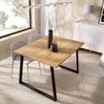 alt="Mesa rectangular extensible modelo Aran en color nordic para salón o comedor"