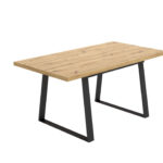 alt="Mesa rectangular extensible modelo Aran en color nordic para salón o comedor"