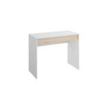 alt="Mesa de escritorio modelo Tok en color blanco-natural para habitación juvenil o despacho"