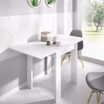 alt="Mesa auxiliar de libro modelo Bok en color blanco para cocina"