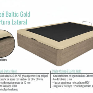 Canapé Baltic Gold Apertura Lateral