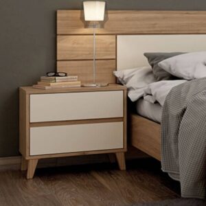 Mesita 2 cajones Kira de Ghio