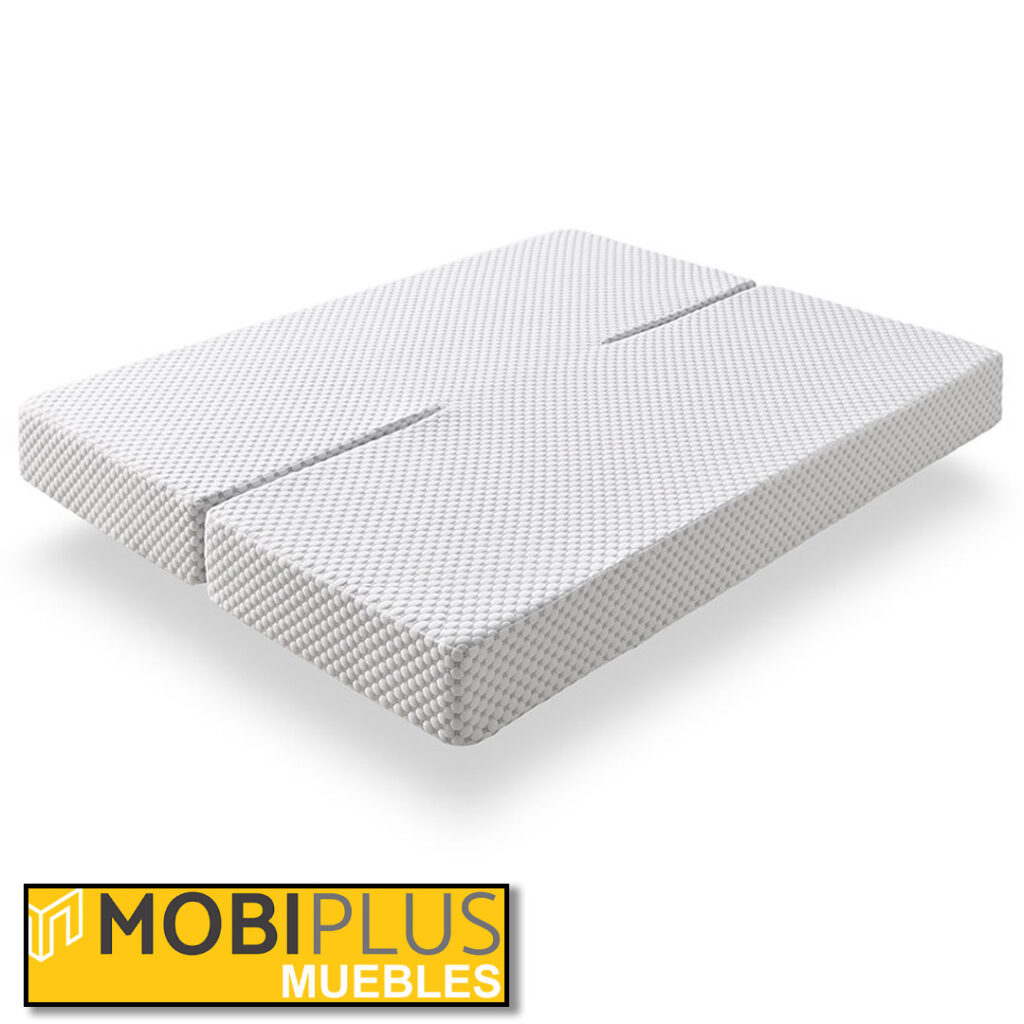 Colchón articulado doble o gemelar para cama de matrimonio de Mobiplus Muebles en la guía de tipos de colchones.